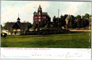 Postcard HOSPITAL SCENE Reading Pennsylvania PA AN3386