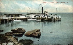 Rocky Point Rhode Island RI Stemaer Steamship Landing c1910 Vintage Postcard