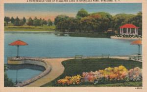 Hiawatha Lake in Onondaga Park - Syracuse NY, New York - Linen