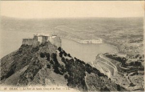 CPA AK ORAN Le Fort de Santa Cruz et le Port ALGERIE (1146369)