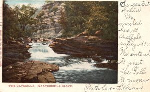 Vintage Postcard 1905 Best Waterfall View Kaaterskill Clove Catskills New York