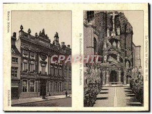 Old Postcard Calvary From & # 39Eglise St Paul De Kalvarieberg Der St Pauluskerk