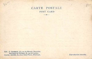 M. W. Wilson President Des Etats Unis View Postcard Backing 