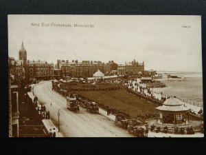 Lancashire MORECAMBE West End Promenade c1912 RP Postcard by T. Varley & Son