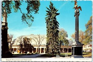 Postcard - Seagull Monument and Tabernacle - Salt Lake City, Utah