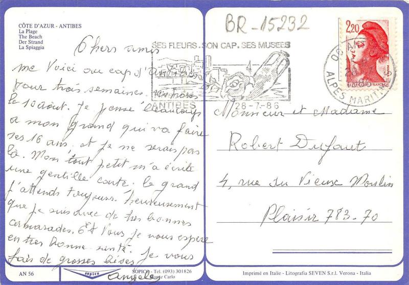 BR15232 Antibes la Plage france