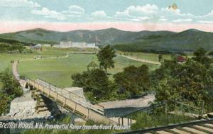 NH - Bretton Woods. Presidential Range from Mt. Pleasant Hotel