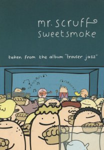 Mr Scruff Sweetsmoke Trouser Jazz Vinyl Record Postcard