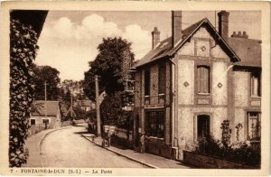 CPA Fontaine-le-Dun - La Poste (105387)