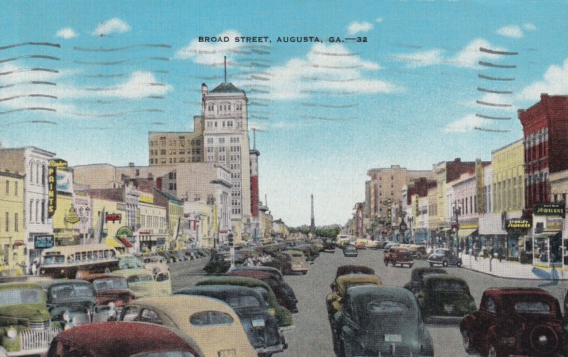 AUGUSTA, Georgia, PU-1948; Broad Street