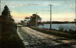 YARMOUTH NOVA SCOTIA Pond Road TROLLEY c1910 Postcard