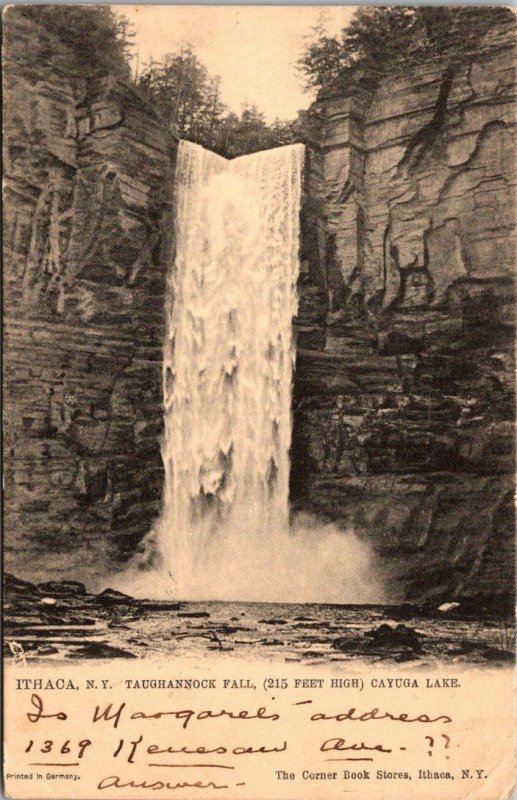 New York Ithaca Taughannock Falls Cayuga Lake 1905 Tucks