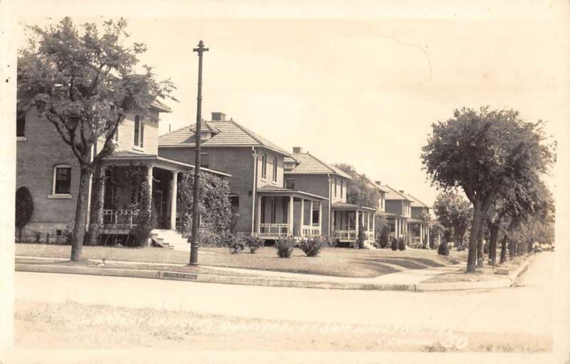 Houston Texas Fort Sam Officer Quarters Real Photo Antique Postcard K76940