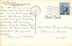 1969 Main Street View Orleans Cape Cod Mass. Postcard 2R3-62 