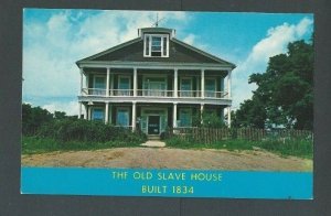 Ca 1955 Post Card Junction IL The Old Slave House Built In 1834