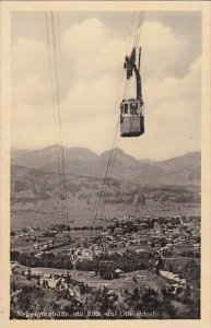 Germany Nebelhornbahn mit Blick auf Oberstdorf