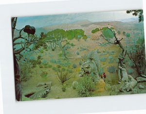 Postcard Diorama of the Uinta Mountain and Basin area, Vernal, Utah