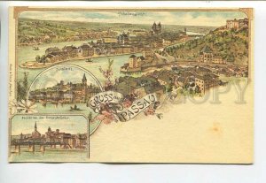 443598 GERMANY Gruss aus Passau modern postcard