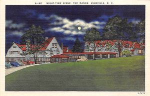 The Manor, Night-Time Asheville, North Carolina NC  