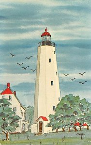 Sandy Hook Lighthouse Highlands, New Jersey USA Unused