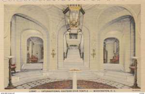 WASHINGTON DC, 1930-40s; Lobby -  International Eastern Star Temple