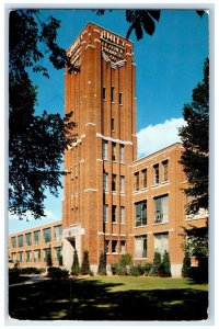 1962 Amity Leather Products Co. Exterior West Bend Wisconsin WI Vintage Postcard