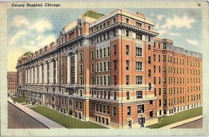 Postcard HOSPITAL SCENE Chicago Illinois IL AI0663