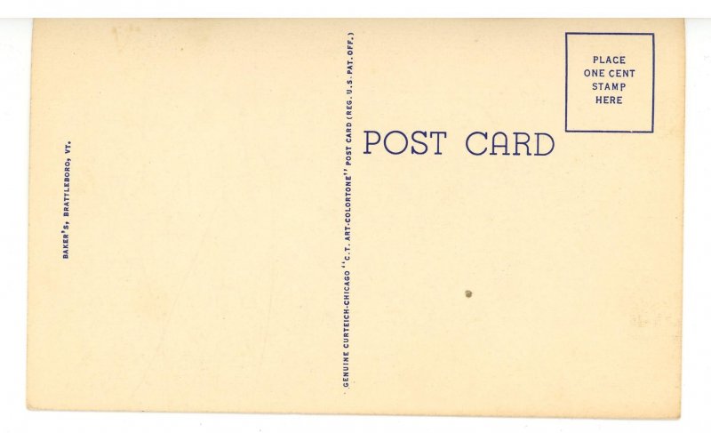 VT - Brattleboro. Large Letter Greeting