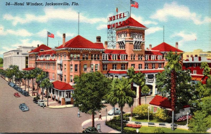 Florida Jacksonville Hotel Windsor Curteich