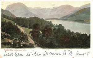 Vintage Postcard Keswick Buttermere Lake Valleys Mountain Passes England