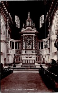 VINTAGE POSTCARD LONDON U.K. ST. PAUL's CATHEDRAL REAL PHOTO RPPC