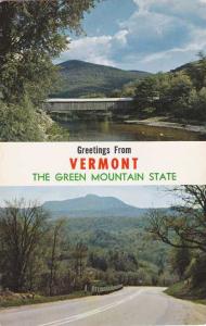Greetings from Vermont VT - Old Scott Covered Bridge