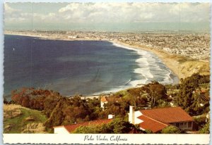Postcard - Beautiful Coast View From Palos Verdes, California