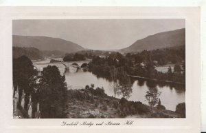 Scotland Postcard - Dunkeld Bridge and Birnam Hill - Perthshire - Ref TZ6199