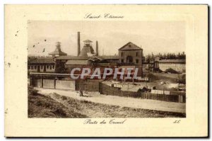 Postcard Old Mine Mines Saint Etienne du Puits Winch