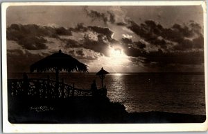 RPPC View of Sunset Cliffs, Point Loma Ocean Beach CA c1923 Vintage Postcard E18