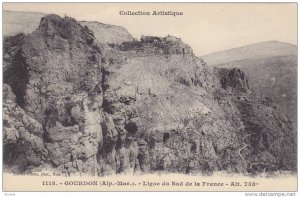 Ligne Du Sud De La France, Gourdon (Alpes Maritimes), France, 1900-1910s