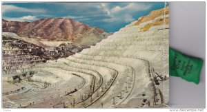 Bingham Copper Pit , Utah , 50-60s ; Attached bag of copper ore