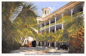 Nassau Bahamas Hotel Royal Victoria Street View Antique Postcard K54529