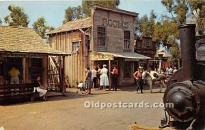 Goldie's Place Knott's Berry Farm, Ghost Town, California, CA, USA 1962 