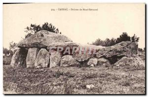 Old Postcard Dolmen Menhir Carnac Dolmen of Mane Kerioned