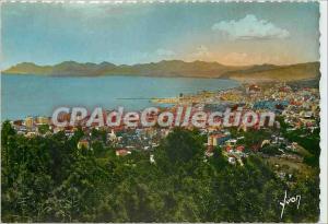 Modern Postcard Cannes (Ms A) General view of the city the Gulf of Napoule an...