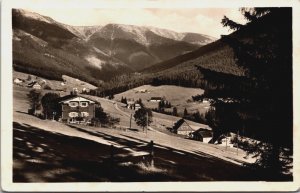 Czech Republic Krkonoše Špindlerův Mlýn Sv Petr. Vintage RPPC C215