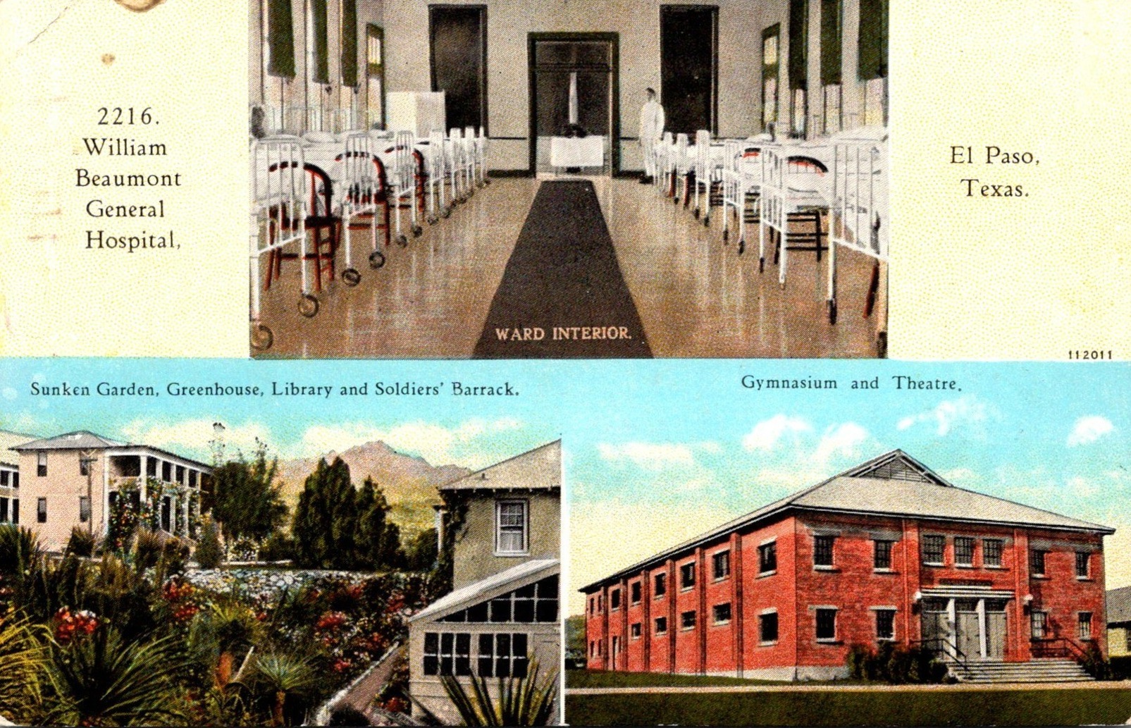 Texas El Paso William Beaumont General Hospital Multi View 1945