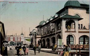 Redondo, California - The Side Entrance to the Pavilion - in 1909
