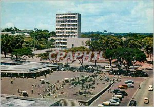 Postcard Modern Abidjan Republic of the Ivory Coast Le Marche The Town Hotel