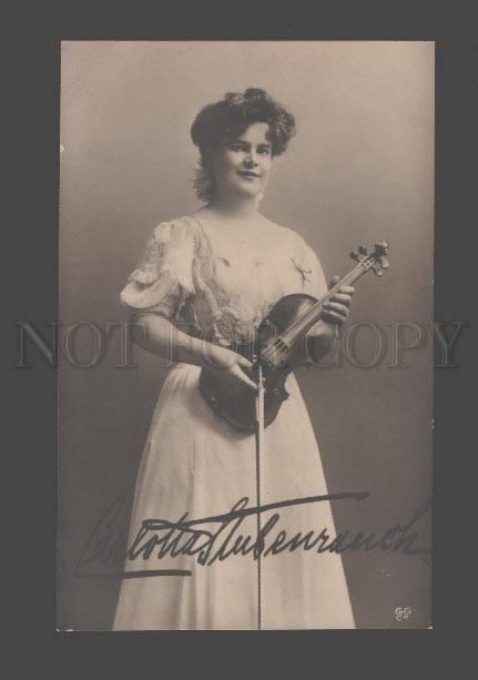 097302 Carlotta STUBENRAUCH Virtuoso Musician VIOLINIST Photo