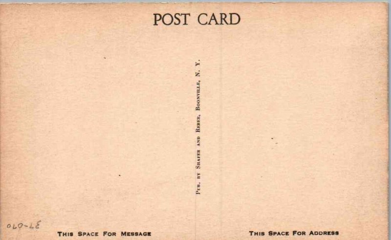 Boonville, New York - High Snow - Winter Scene - c1940