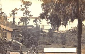 Mt Dora FL Villa Dora Hotel Front Porch View RPPC Postcard