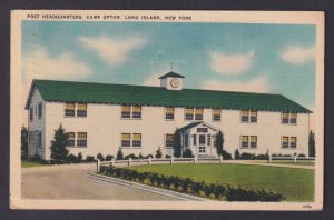 Postcard, United States, Camp Upton NY, Post Headquarters